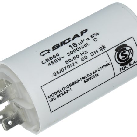 CAPAC MARCHA-MOTORES 16UF 450V