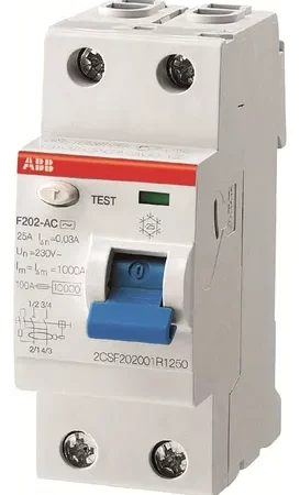 Interruptor diferencial 2 x 63A. Sens = 30 mA   ABB
