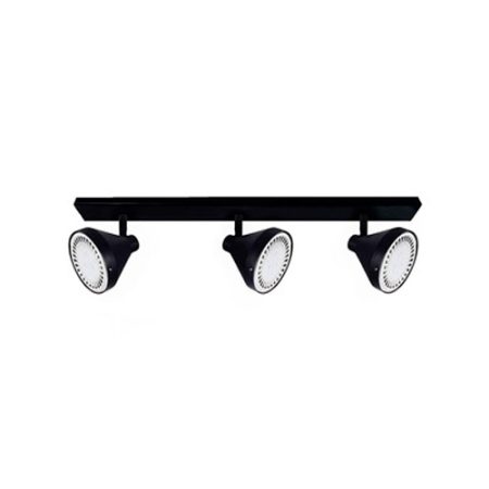 Spot OSLO 3 x AR-111 Negro Text (160x590) con movimiento