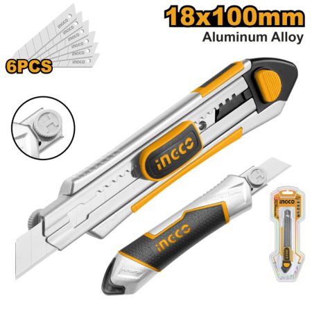 CUTTER DE ALUMINIO 18MM PROF-6 HOJAS INDUSTRIAL