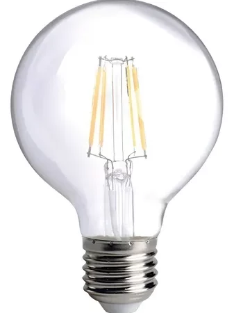 Lamp. Globo G95 INCOLORA 6W Luz Calida Multiled