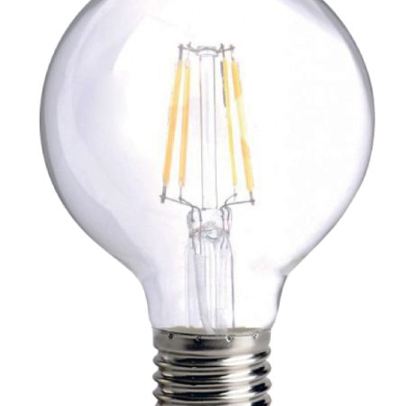 Lamp. Globo G95 INCOLORA DIM 6W Luz Fria Multiled