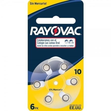 Pila Rayovak 10 Audiologia