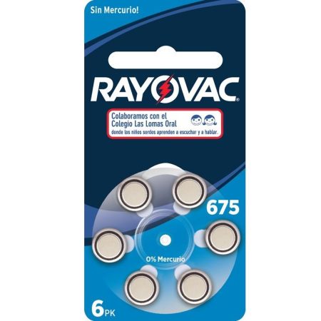 Pila Rayovak 675 Audiologia