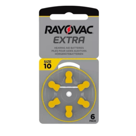 Pila Rayovak EXTRA 10  Audiologia