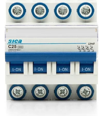LLAVE TERMICA SICA 4X 25 AMP