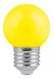 Lampara LED GOTA E27 1W AMARILLA