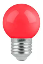 Lampara LED GOTA E27 1W ROJA