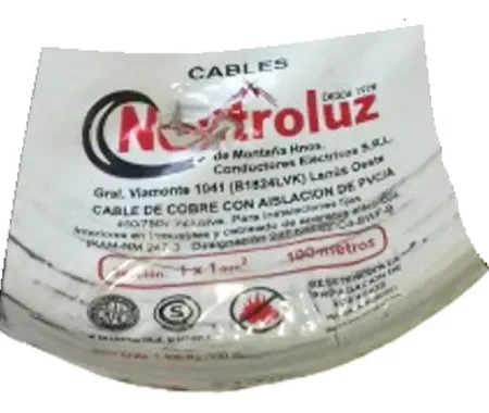 Cable unipolar Neutroluz DE  1,50 mm² Blanco