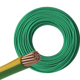 Cable unipolar Neutroluz DE  1,50 mm² Verde Amarilo