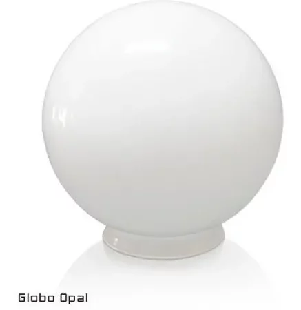 Globo vidrio 12x25   Opal Banco