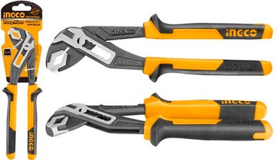 Pinza pico de loro cremallera simple 16` /400mm Industrial INGCO