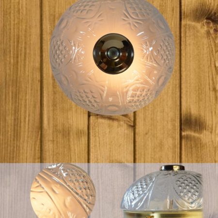 Plafon Boina Anana 20cm base dorada 2-E27