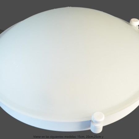 Plafon None 25cm base blanco 2-E27