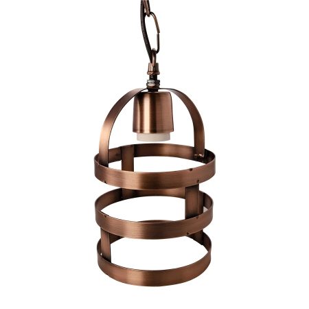 Colgante Felipe 20cm c/cadena Cobre Metalizado