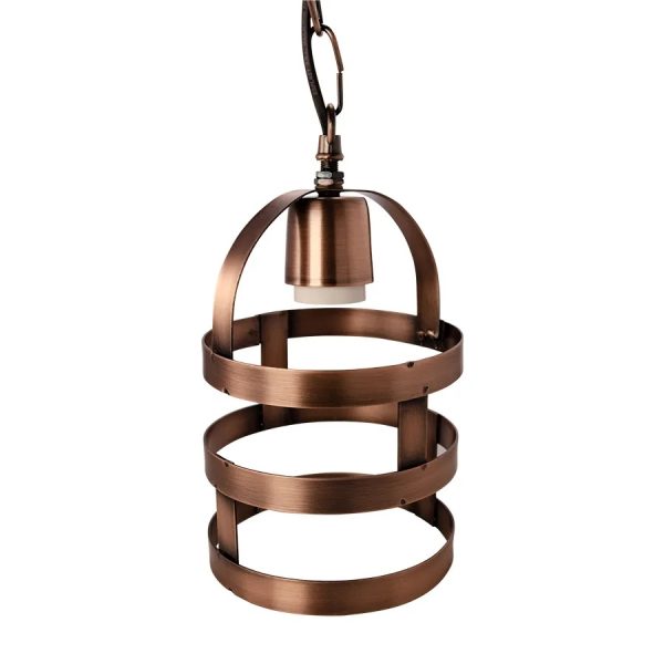 Colgante Felipe 20cm c/cadena Cobre Metalizado