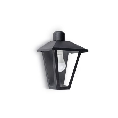 Farol Trapezoidal de pared negro