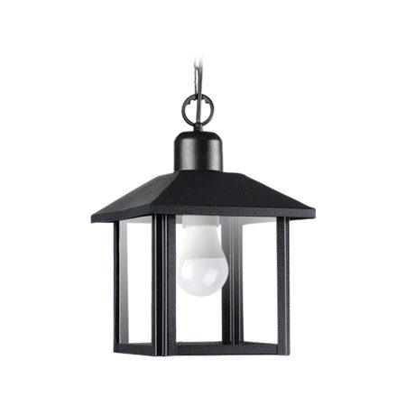 Farol recto con florón y cadena