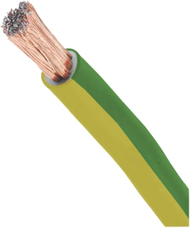 Cable unipolar Neutroluz DE  6 mm² Verde Amarilo