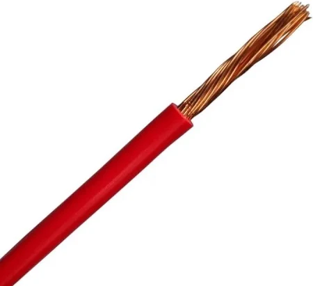 Cable unipolar Neutroluz DE  10 mm² Rojo