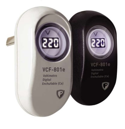 Voltimetro 50-550V DIGITAL ENCHUFABLE Blanco VC