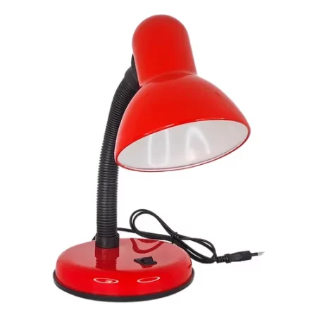 Velador base c/flexible Rojo