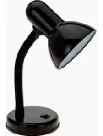Velador base c/flexible Negro