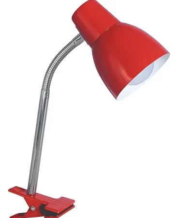 Velador pinza chapa Rojo