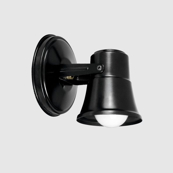 Spot CONO Chapa NEGRO 1 Luz