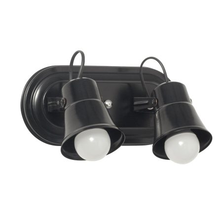 Spot CONO NEGRO 2 LUCES