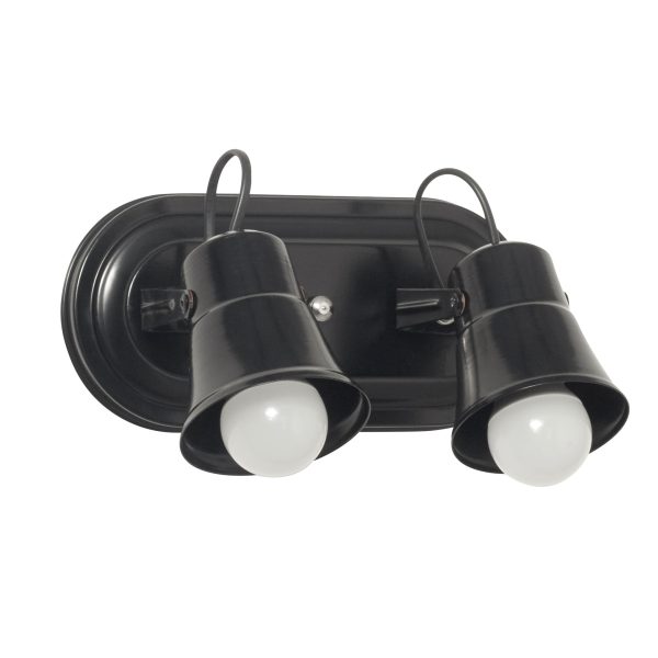Spot CONO NEGRO 2 LUCES