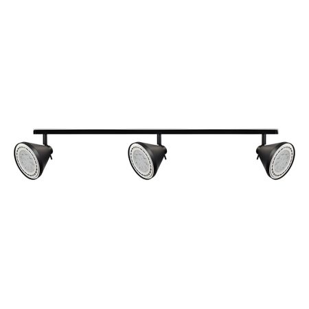 Spot CONO NEGRO 3 LUCES