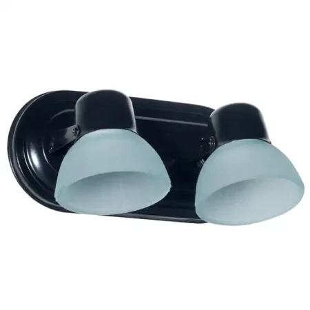 SPOT TULIPA chapa 2 LUCES  Negro